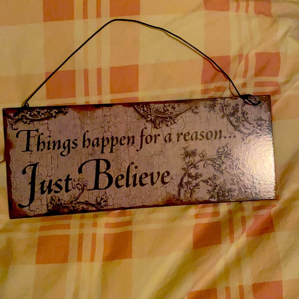 Metal sign